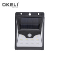 OKELI High brightness 4w smd IP44 wall mounted outdoor led solar wall light